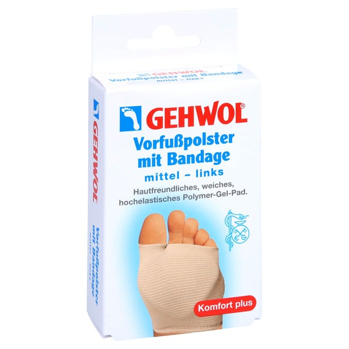 Gehwol Vorfußpolster mit Bandage links mittel