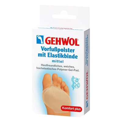Gehwol Vorfußpolster mit Elastikbinde mittel