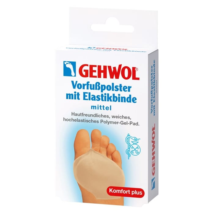 Gehwol Vorfußpolster mit Elastikbinde mittel
