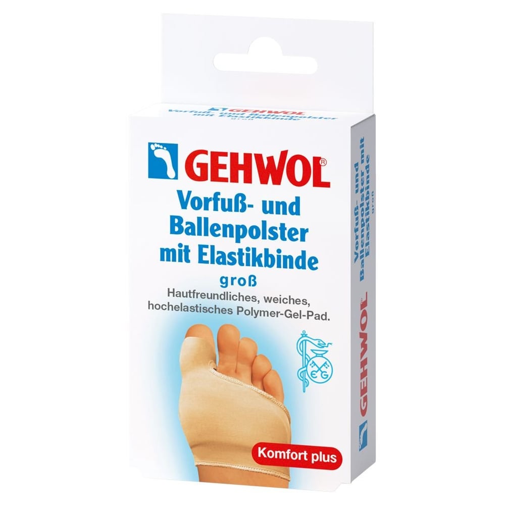 Gehwol Vorfuß- u.Ballenpolster m.Elastikbinde groß