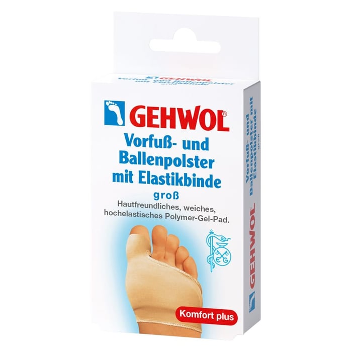 Gehwol Vorfuß- u.Ballenpolster m.Elastikbinde groß