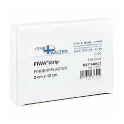 Fingerpflaster 2x12cm hautfarben FIWAstrip