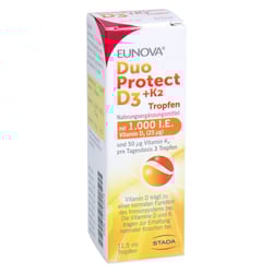 Eunova Duoprotect D3+k2 1000 I.E./50 ug Tropfen