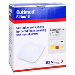 Cutimed Siltec 7.5x7.5 cm