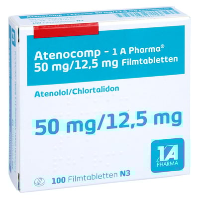 Atenocomp - 1 A Pharma 50 mg/12.5 mg Filmtabletten