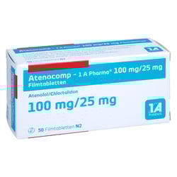 Atenocomp - 1 A Pharma 100 mg/25 mg Filmtabletten