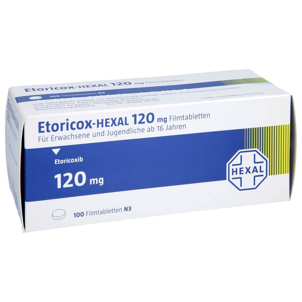 Etoricox HEXAL 120 mg Filmtabletten