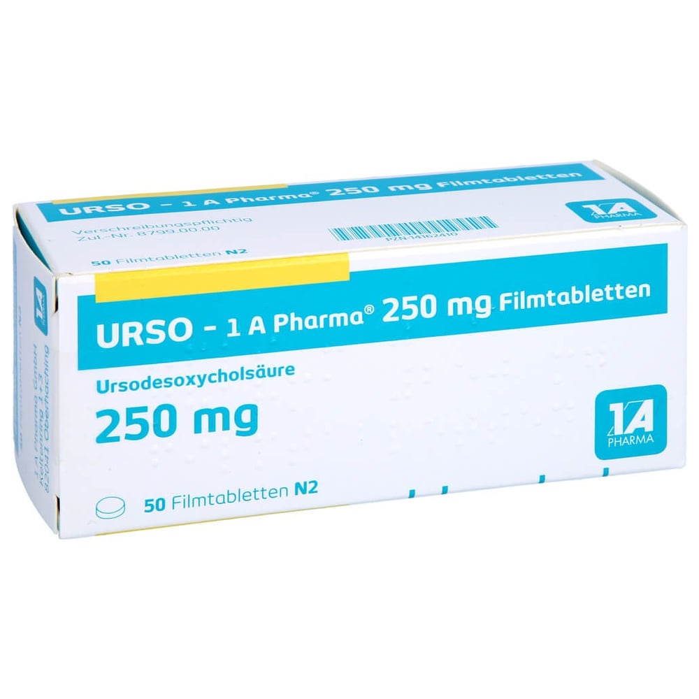 Urso - 1 A Pharma 250 mg Filmtabletten