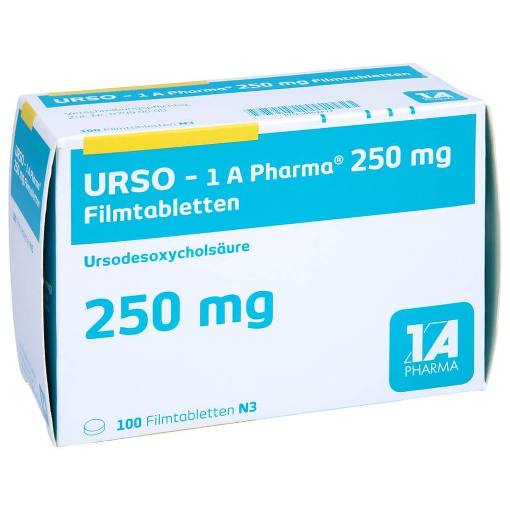 Urso - 1 A Pharma 250 mg Filmtabletten