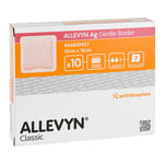 Allevyn Ag Gentle Border 10x10 cm Wundverband Docpharm