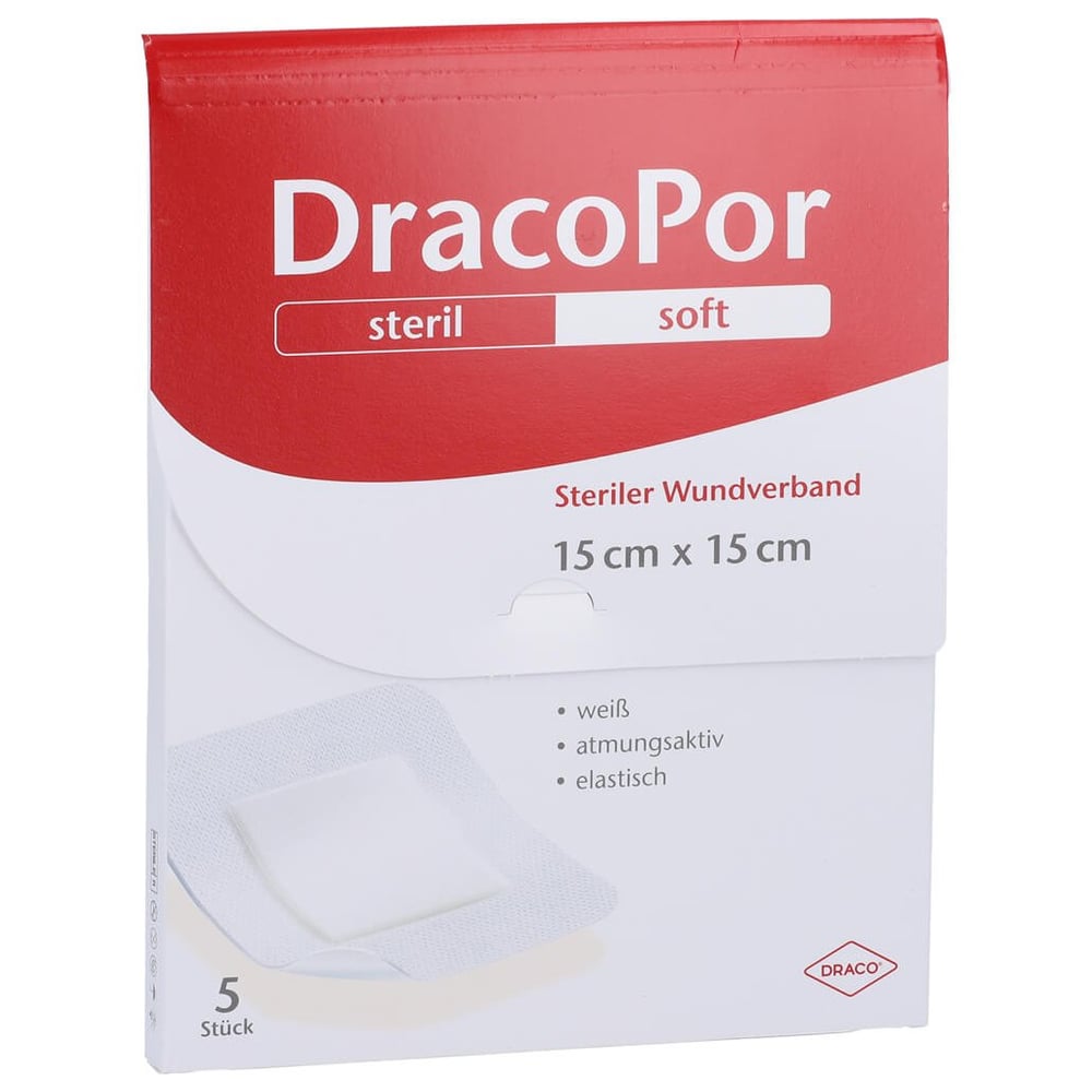 Dracopor Wundverband 15x15 cm steril