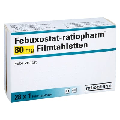 Febuxostat ratiopharm 80 mg