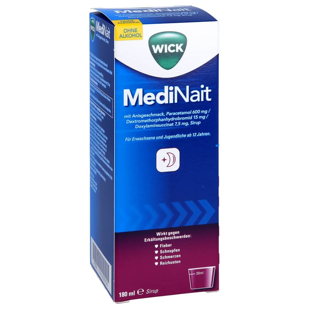 Wick MediNait Sirup mit Anisgeschmack
