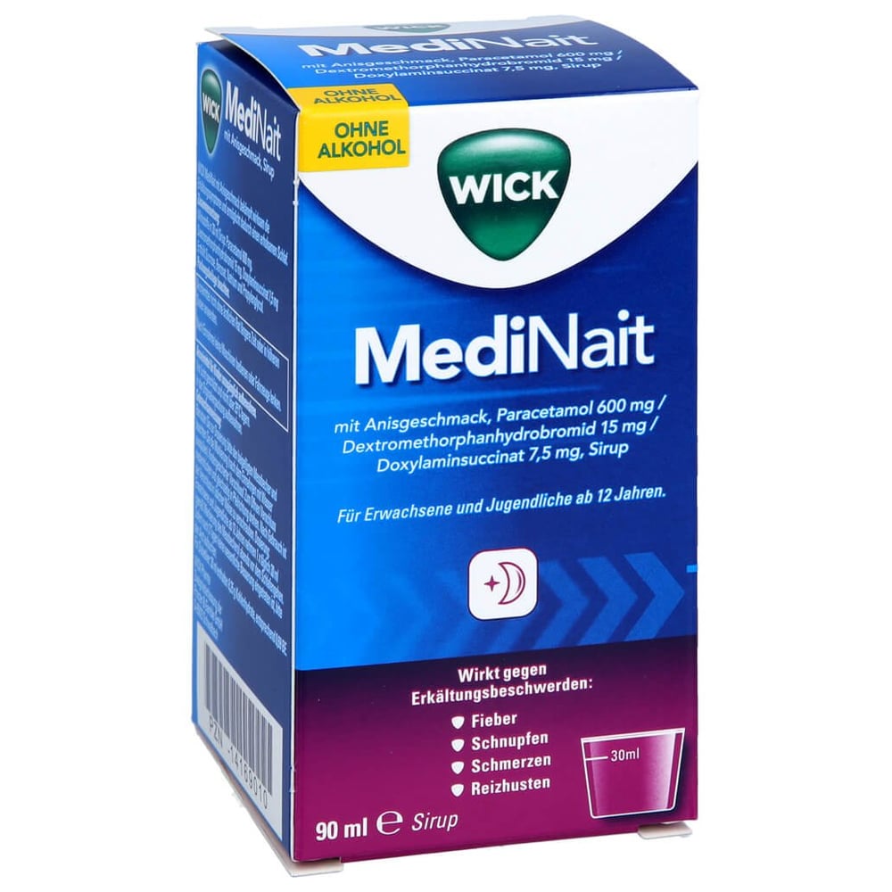 Wick MediNait Sirup mit Anisgeschmack