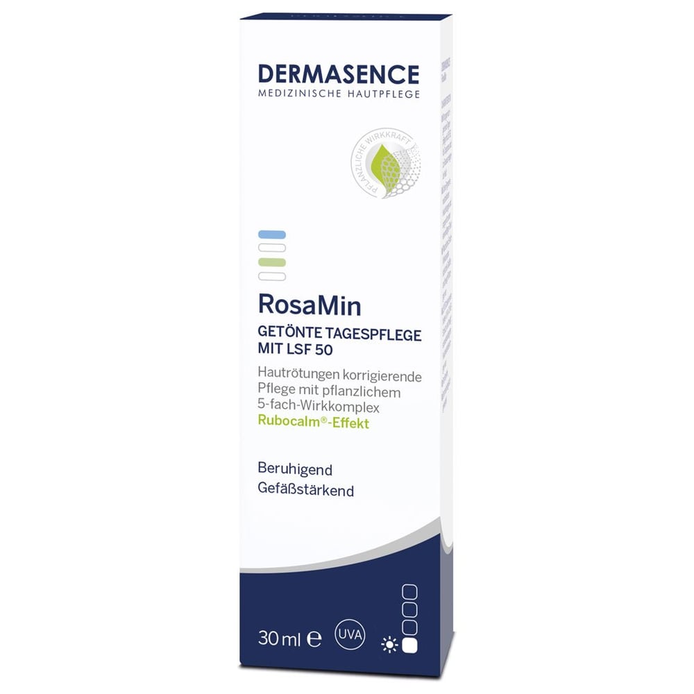 Dermasence Rosamin Getönte Tagespflegecreme LSF 50