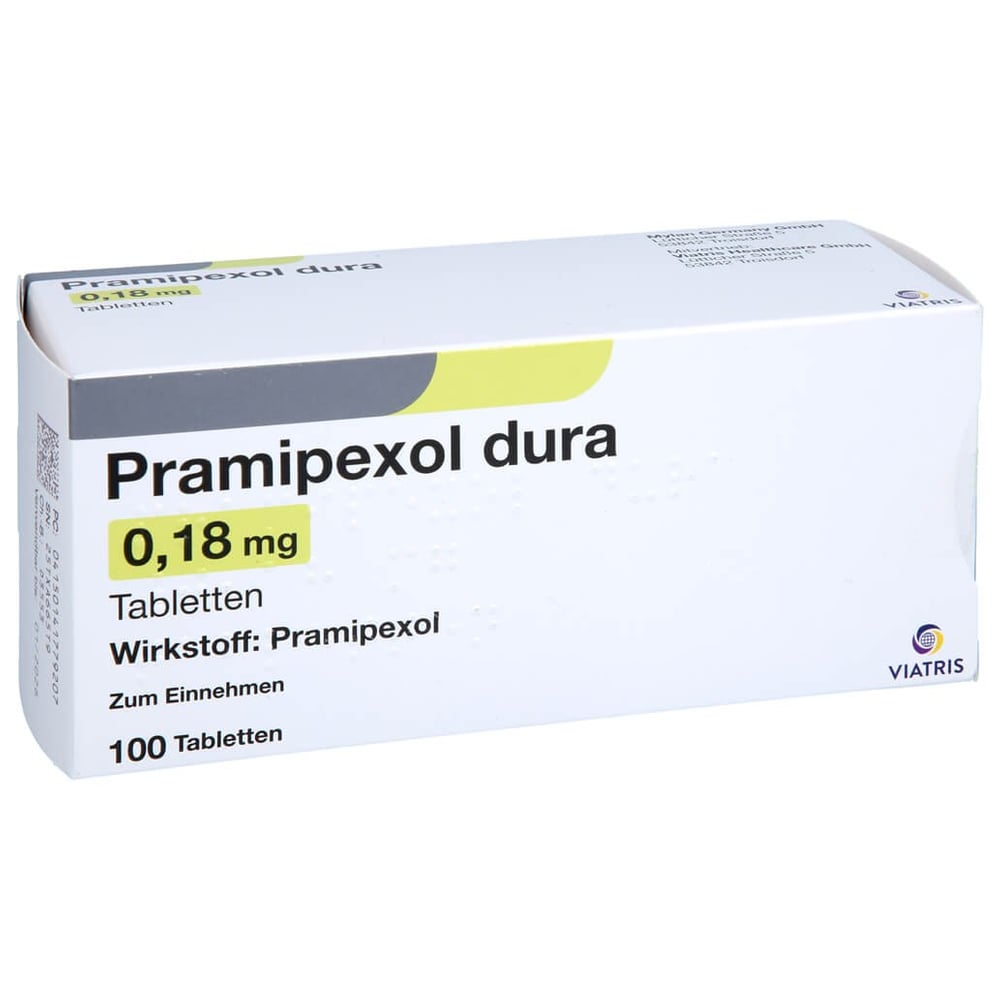 Pramipexol dura 0,18 mg