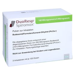 DuoResp Spiromax 160 Mikrogramm/4,5 Mikrogramm/Dosis