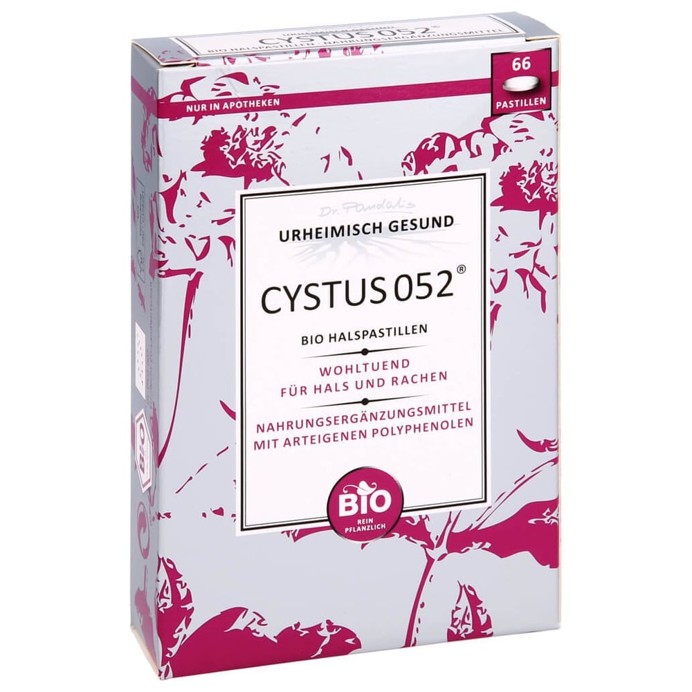 Cystus 052 Bio Halspastillen