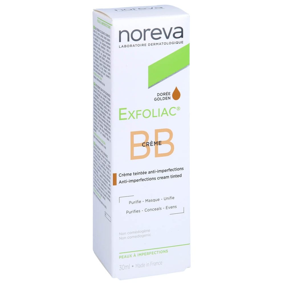 Noreva EXFOLIAC getönte BB-Creme dunkel