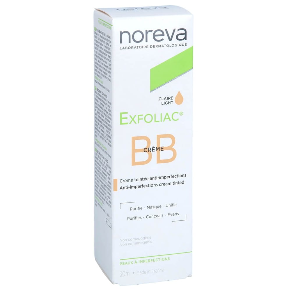 Noreva EXFOLIAC getönte BB-Creme hell