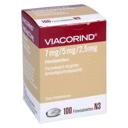 Viacorind 7 mg/5 mg/2.5 mg Filmtabletten