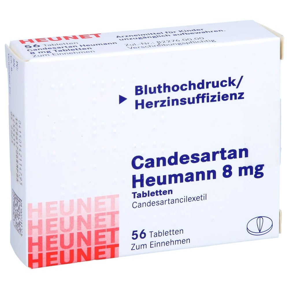 Candesartan Heumann 8 mg Heunet