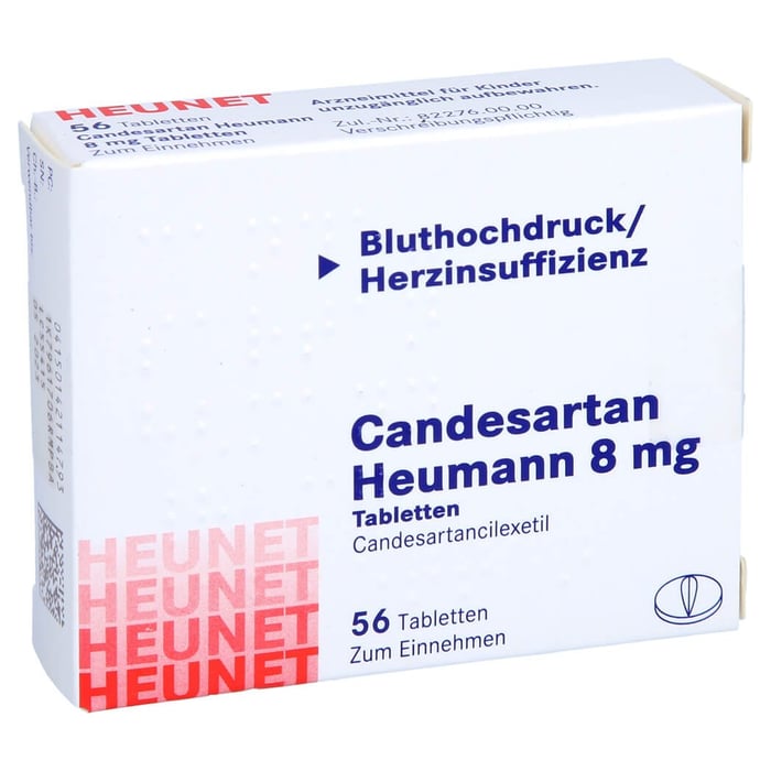 Candesartan Heumann 8mg Heunet