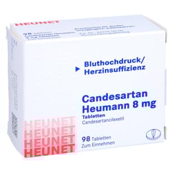 Candesartan Heumann 8 mg Heunet