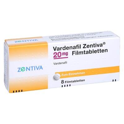 Vardenafil Zentiva 20 mg