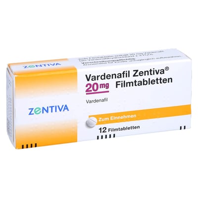 Vardenafil Zentiva 20 mg