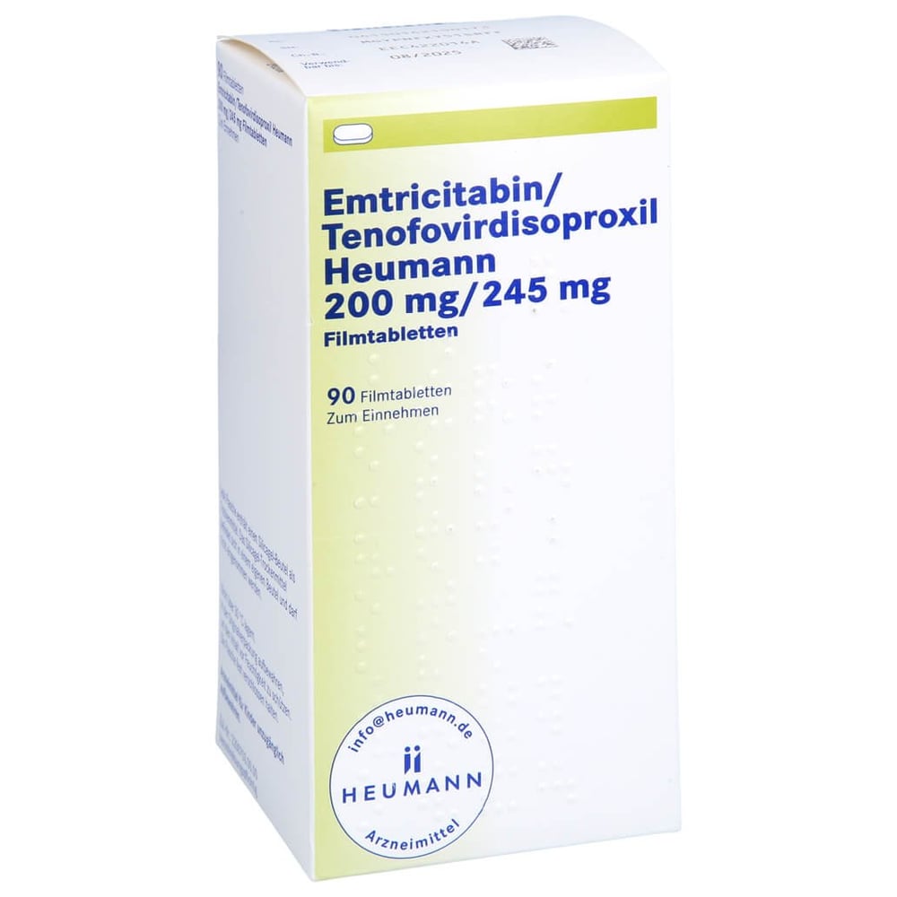 Emtricitabin/Tenofovirdisoproxil Heumann 200 mg/245 mg