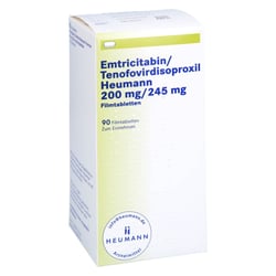 Emtricitabin/Tenofovirdisoproxil Heumann 200 mg/245 mg