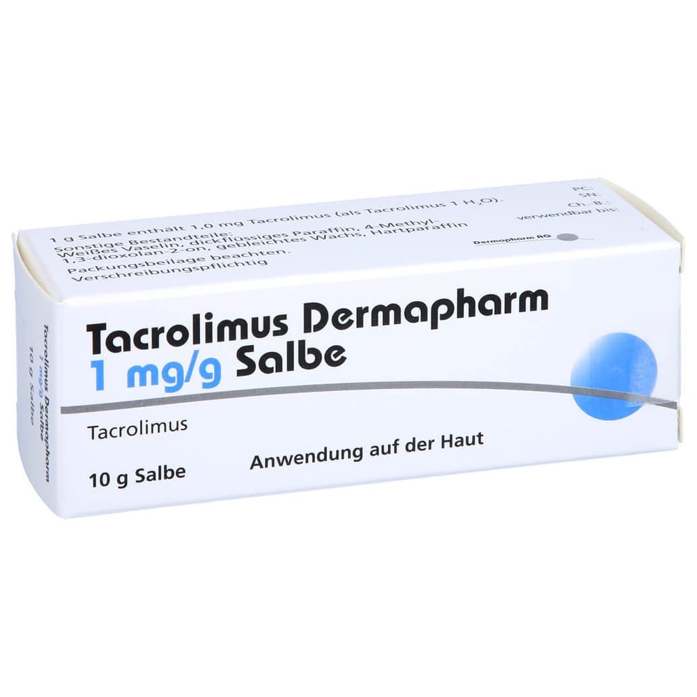 Tacrolimus Dermapharm 1 mg/g Salbe