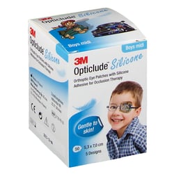 Opticlude 3M Silicone Boys midi 5.3x7 cm 2738PB