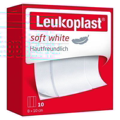 Leukoplast soft white Pflaster 8x10 cm
