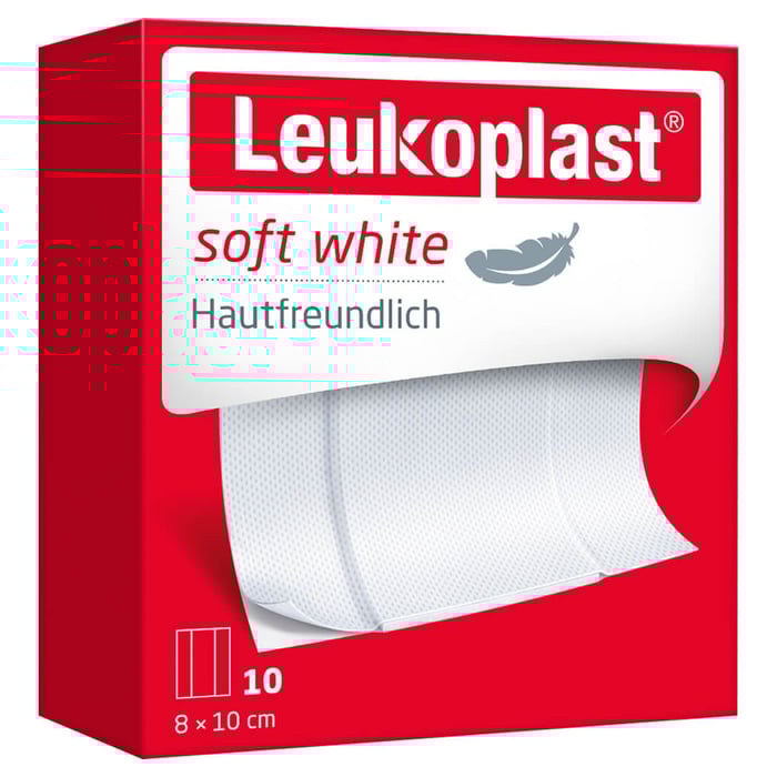 Leukoplast soft white Pflaster 8x10 cm