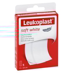 Leukoplast soft white Pflaster 4x10 cm