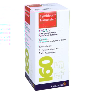 Symbicort Turbohaler 160/4,5 Mikrogramm/Dosis