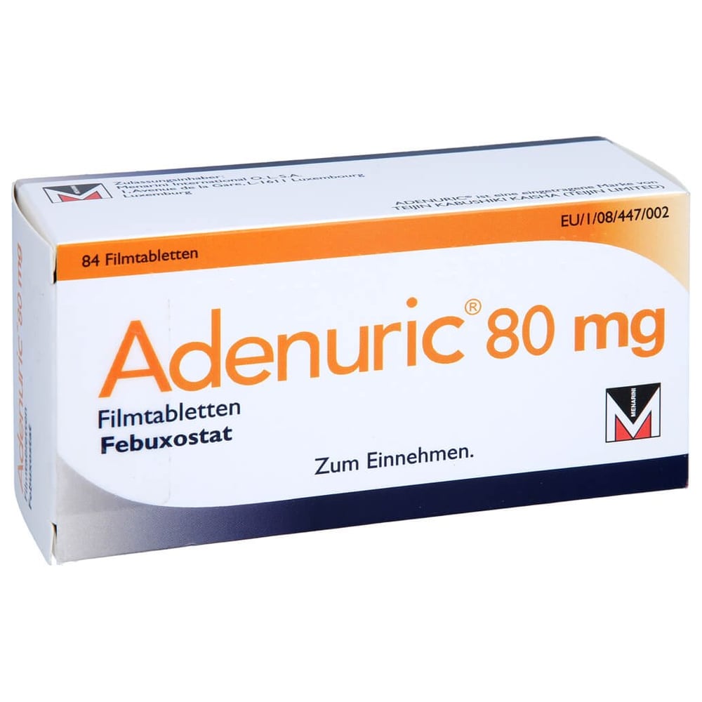 Adenuric 80 mg Filmtabletten