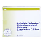 Amlodipin/Valsartan/Hydrochlorothiazid Heumann 5 mg/160 mg/12,5 mg Produktbild 2