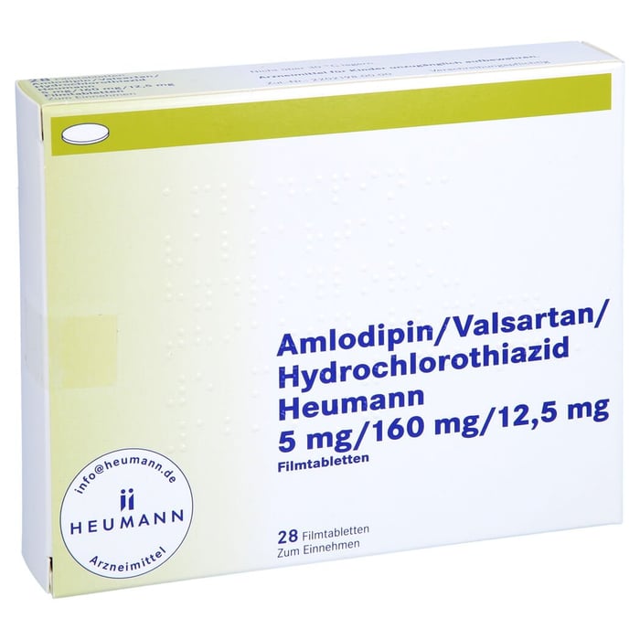 Amlodipin/Valsartan/Hydrochlorothiazid Heumann 5mg/160mg/12,5mg