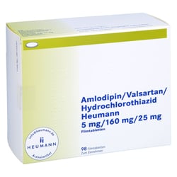 Amlodipin/Valsartan/Hydrochlorothiazid Heumann 5 mg/160 mg/25 mg