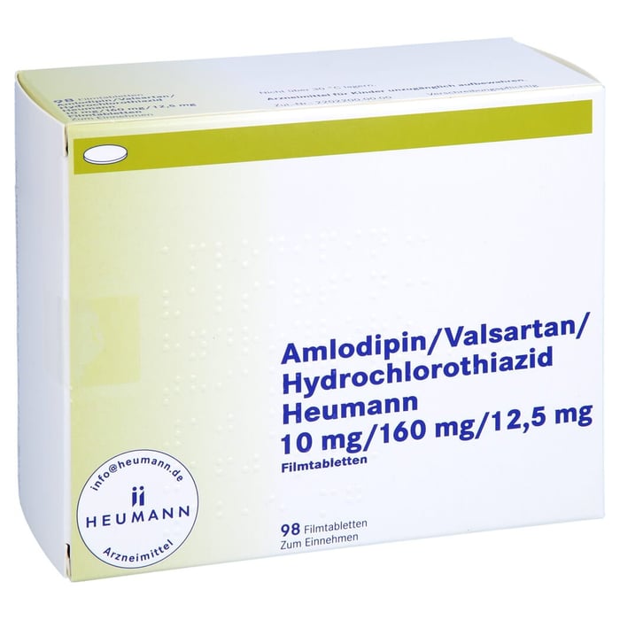 Amlodipin/Valsartan/Hydrochlorothiazid Heumann 10mg/160mg/12,5mg