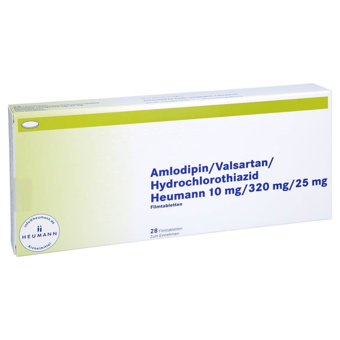 Amlodipin/Valsartan/Hydrochlorothiazid Heumann 10mg/320mg/25mg