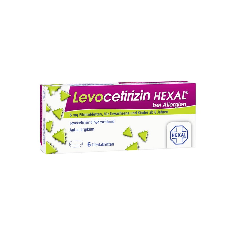 Levocetirizin HEXAL bei Allergien 5 mg