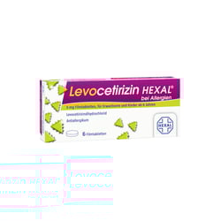 Levocetirizin HEXAL bei Allergien 5 mg