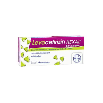 Levocetirizin HEXAL bei Allergien 5 mg