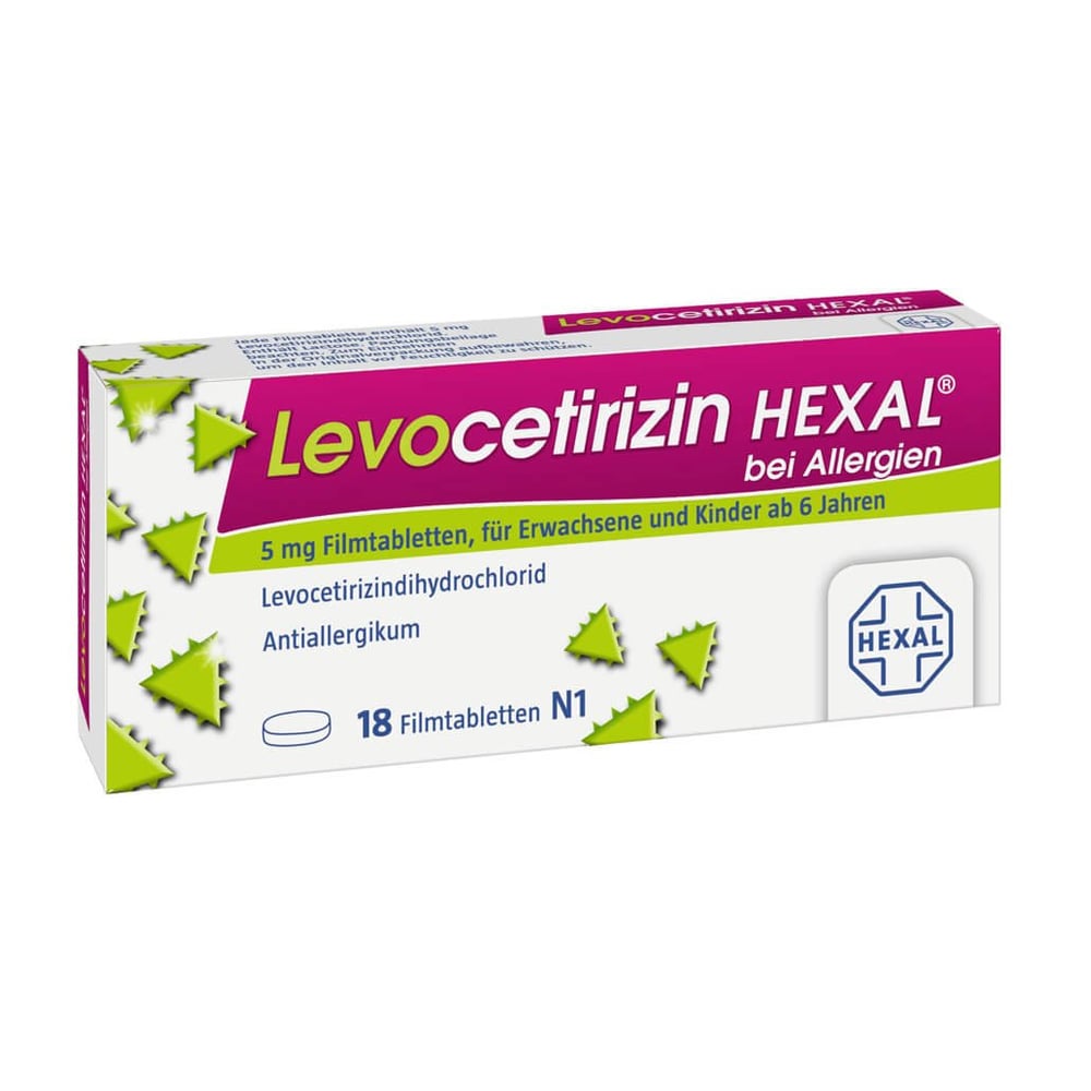 Levocetirizin HEXAL bei Allergien 5 mg