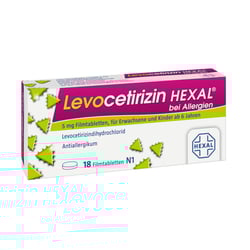 Levocetirizin HEXAL bei Allergien 5 mg