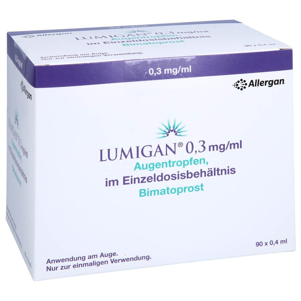 Lumigan 0.3 mg/ml Augentropfen im Einzeldosisbeh.